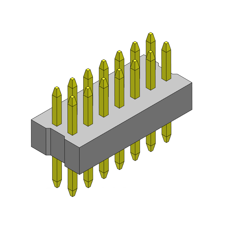 P/H1.0mm 雙排排針 CA210